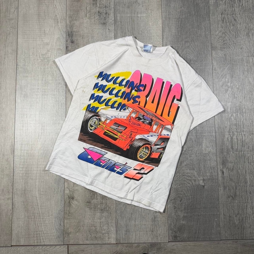90s single stitch Craig Mullins sprintcar racing go kart graphic t shirt